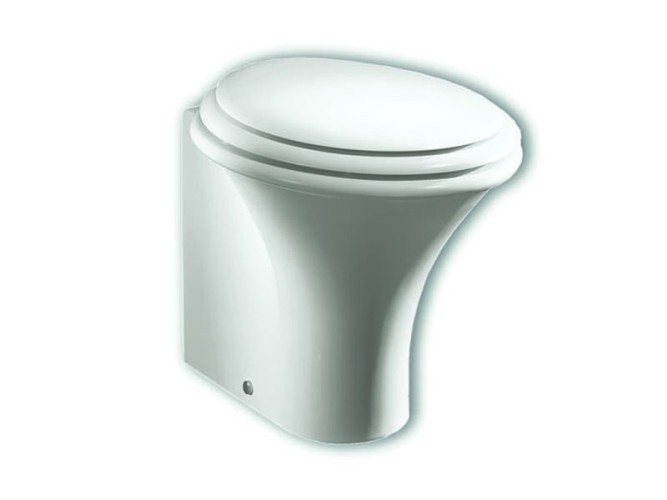 Унитаз HATRIA SCULTURE YXZ301 напольный слив универсальный цвет белый