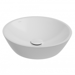 Раковина ISVEA SistemaY Soft накладная ШГВ 450*450*120 отверстия для смесителя отсутствуют цвет белый