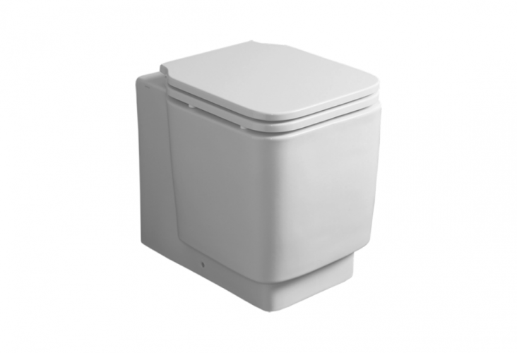 Унитаз SIMAS FLOW напольный приставной цвет белый FL61