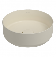 Раковина ISVEA Infinity накладная  ШГВ 360*360*120 отверстия для смесителя отсутствуют цвет слоновая кость