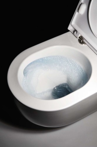 Унитаз HATRIA FUTURA A0Y9BA02 подвесной безободковый цвет черный матовый