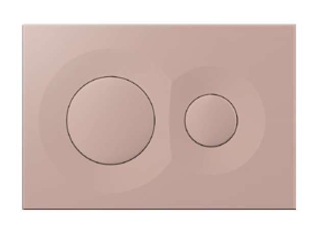 Кнопка смыва ISVEA Dome 54DM0108I для инсталляции Durezza цвет лососевый матовый
