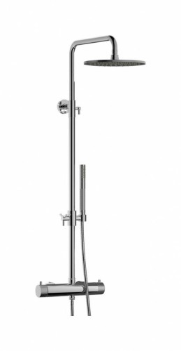 Душевая колонна с термостатом в комплекте с душевым гарнитуром IBRUBINETTI INDUSTRIA ID800