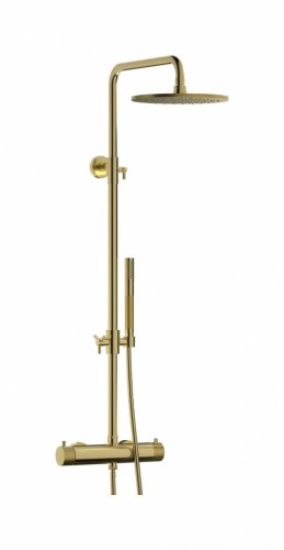 Душевая колонна с термостатом в комплекте с душевым гарнитуром IBRUBINETTI INDUSTRIA ID800