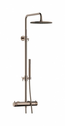Душевая колонна с термостатом в комплекте с душевым гарнитуром IBRUBINETTI INDUSTRIA ID800