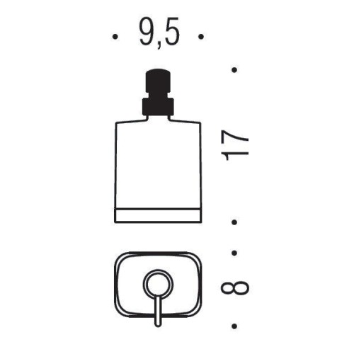Дозатор COLOMBO DESIGN TIME W4280 настенный
