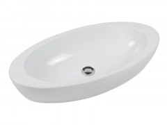 Раковина HATRIA NIDO Y0R201 накладная без отверстия без перелива цвет белый