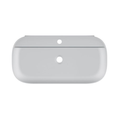 Раковина Scarabeo GLAM накладная без перелива с одним отверстием цвет белый 1801