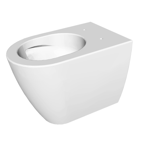 Унитаз HATRIA FUTURA Y9B901 напольный приставной безободковый цвет белый