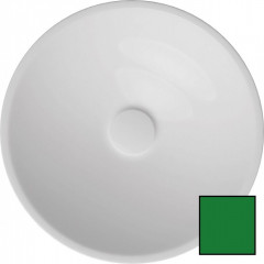 Раковина ISVEA SistemaY Soft накладная ШГВ 450*450*120 отверстия для смесителя отсутствуют цвет изумрудный матовый