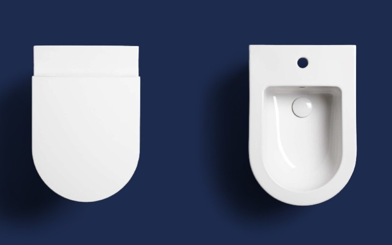 Унитаз HATRIA FUTURA Y9BA01 подвесной безободковый цвет белый