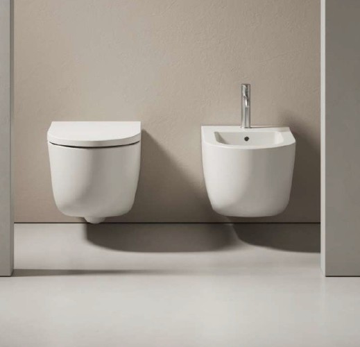 Унитаз HATRIA FUTURA Y9BA01 подвесной безободковый цвет белый