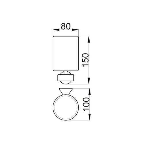 Стакан для ванной Webert Opera OA500301015, хром