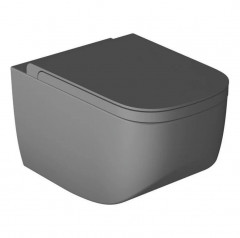 Унитаз HATRIA NEXT A0Y1F108 подвесной безободковый цвет антрацит
