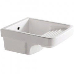 Раковина GALASSIA MINERVA 2008 хозяйственная встраиваемая сверху на тумбу 9011