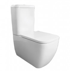 Чаша унитаза HATRIA BIANCA Y7AE01 напольный моноблок под бачок слив универсальный цвет белый