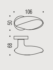 Дверная ручка Colombo MOON BD15RSB zirconium gold HPS