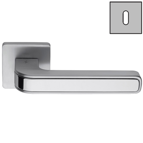 Дверная ручка Colombo TECNO MO11R хром матовый/хром