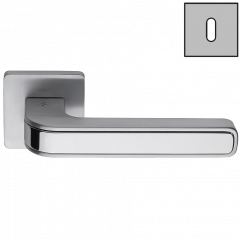 Дверная ручка Colombo TECNO MO11R хром матовый/хром