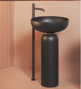 Раковина Artceram Jolie накладная цвет черный матовый JOL001 17 00