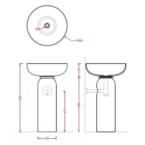 Раковина Artceram Jolie накладная цвет черный матовый JOL001 17 00