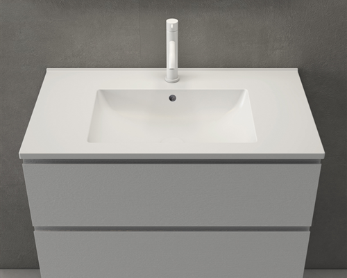 Раковина GLOBO ANITA подвесная или на мебель с одним отверстием и двумя намеченными цвет белый HA081BI