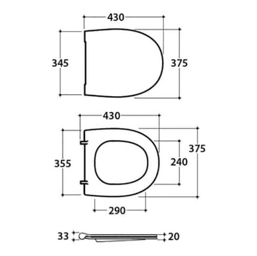 Сиденье с крышкой GLOBO 4ALL с микролифтом цвет белый MD022BI
