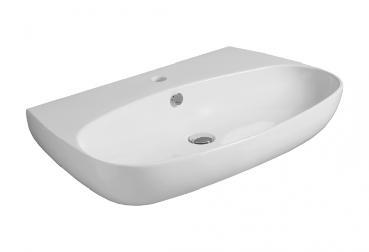 Раковина SIMAS VIGNONI подвесная или накладная с одним отверстием цвет белый VI11