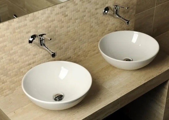 Раковина Artceram La Ciotola накладная без отверстий цвет белый LCL001 01 00