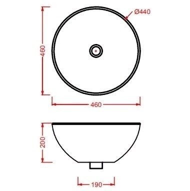 Раковина Artceram La Ciotola накладная без отверстий цвет белый LCL001 01 00
