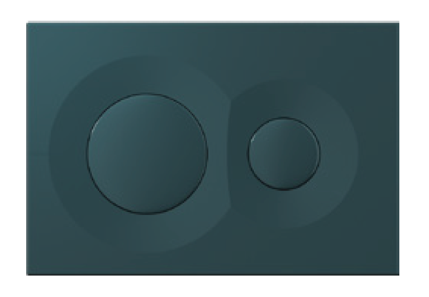 Кнопка смыва ISVEA Dome 54DM0114I для инсталляции Durezza цвет изумрудный матовый