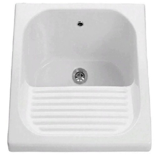 Раковина GALASSIA OSIRIDE 2003 хозяйственная встраиваемая сверху на тумбу 9001