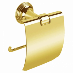 Держатель туалетной бумаги COLOMBO DESIGN HERMITAGE B3391.GOLD с крышкой