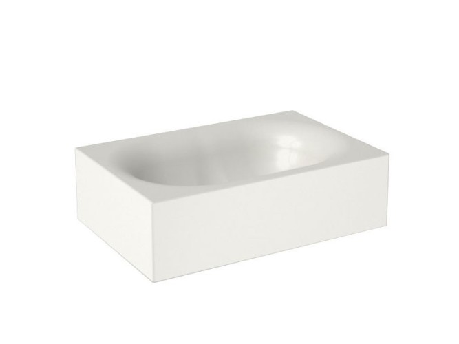 Раковина HATRIA VALLEY Y1GD01 накладная без отверстия без перелива цвет белый