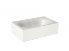 Раковина HATRIA VALLEY Y1GD01 накладная без отверстия без перелива цвет белый