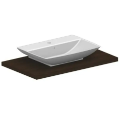 Раковина Scarabeo KYLIS накладная с переливом с одним отверстием цвет белый 8046/R