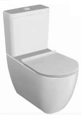 Чаша унитаза HATRIA Fusion Y1ZB01 напольный моноблок под бачок слив универсальный цвет белый