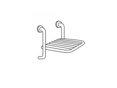 Сиденье HATRIA AUTONOMY Y0DY01 подвесное откидное цвет белый