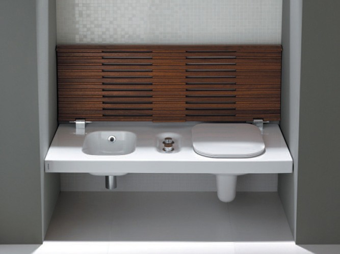 Модуль HATRIA G-FULL YXJS01 подвесной унитаз и биде цвет белый