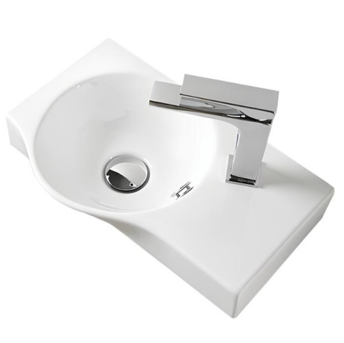 Раковина Artceram LAVAMANI UNION подвесная с одним отверстие цвет белый LML001 01 00