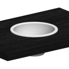 Раковина Scarabeo LAVABI D’ARREDO встраиваемая сверху без перелива без отверстий цвет белый 8020