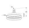 Верхний душ KLUDI ADLON 2751005