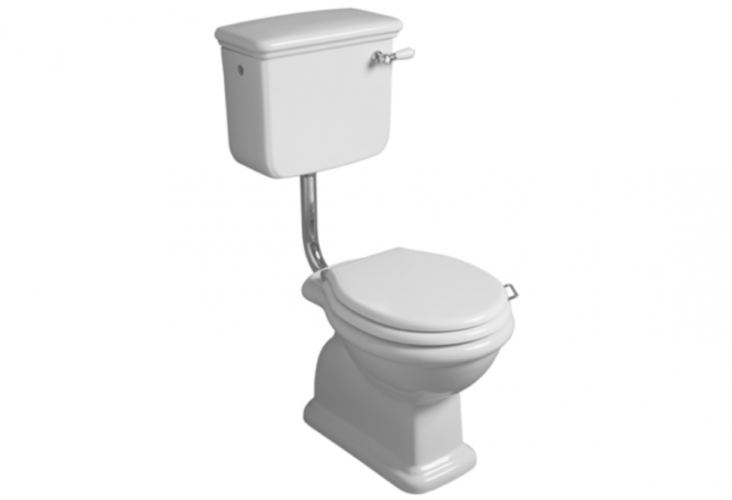 Унитаз SIMAS LANTE напольный приставной или к бачку с вертикальным сливом цвет белый LA01