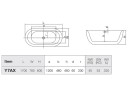 Ванна HATRIA Ванны Y7AX01 отдельностоящая цвет белый