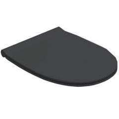 Сиденье с крышкой GLOBO 4ALL с микролифтом цвет черный матовый MDR20AR
