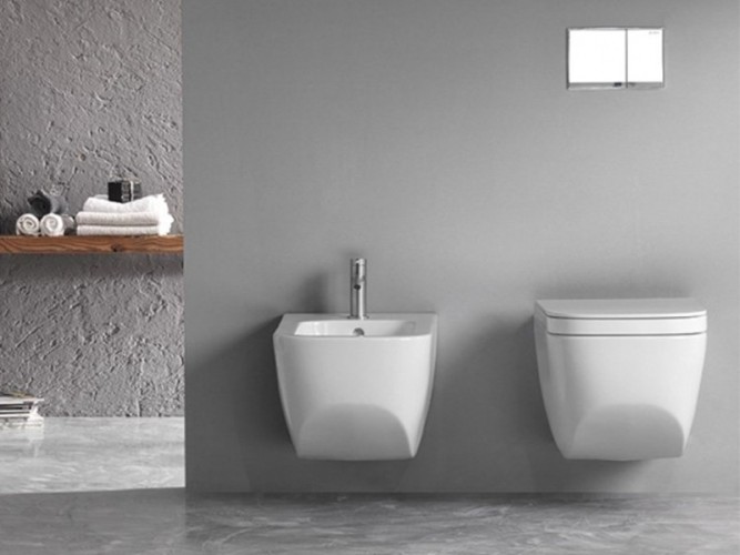 Биде HATRIA NEXT A0Y1F225 подвесное цвет белый матовый