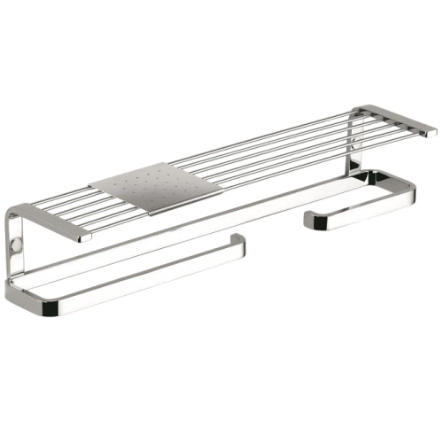 Полочка COLOMBO DESIGN TIME W4276D с бумагодержателем с полотенцедержателем с металлической полочкой