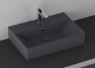 Раковина ISVEA SistemaZ Frame накладная ШГВ 600*420*132 отверстия для смесителя 1 цвет антрацит матовый