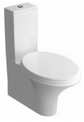 Чаша унитаза HATRIA SCULTURE YXZ401 напольный моноблок под бачок слив универсальный цвет белый