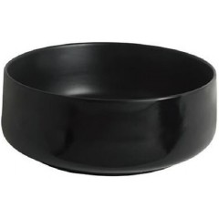 Раковина Artceram Cognac Quadro накладная без отверстий  цвет Black матовый COL001 17 00